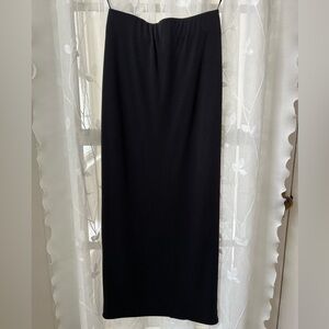 Revolve Black Maxi Pencil Skirt